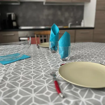 Grand 5 Lits Wi-fi & Parking Julien Les Metz Appartement